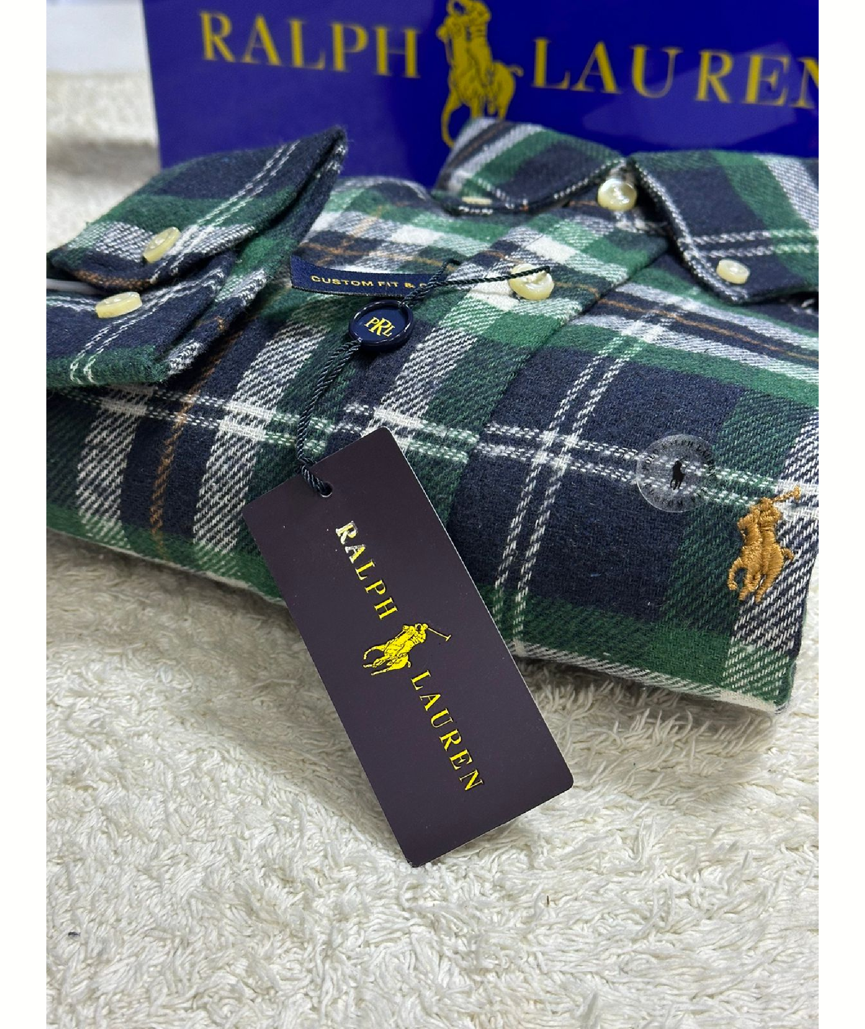 CAMISA M/L FLANELADA RL