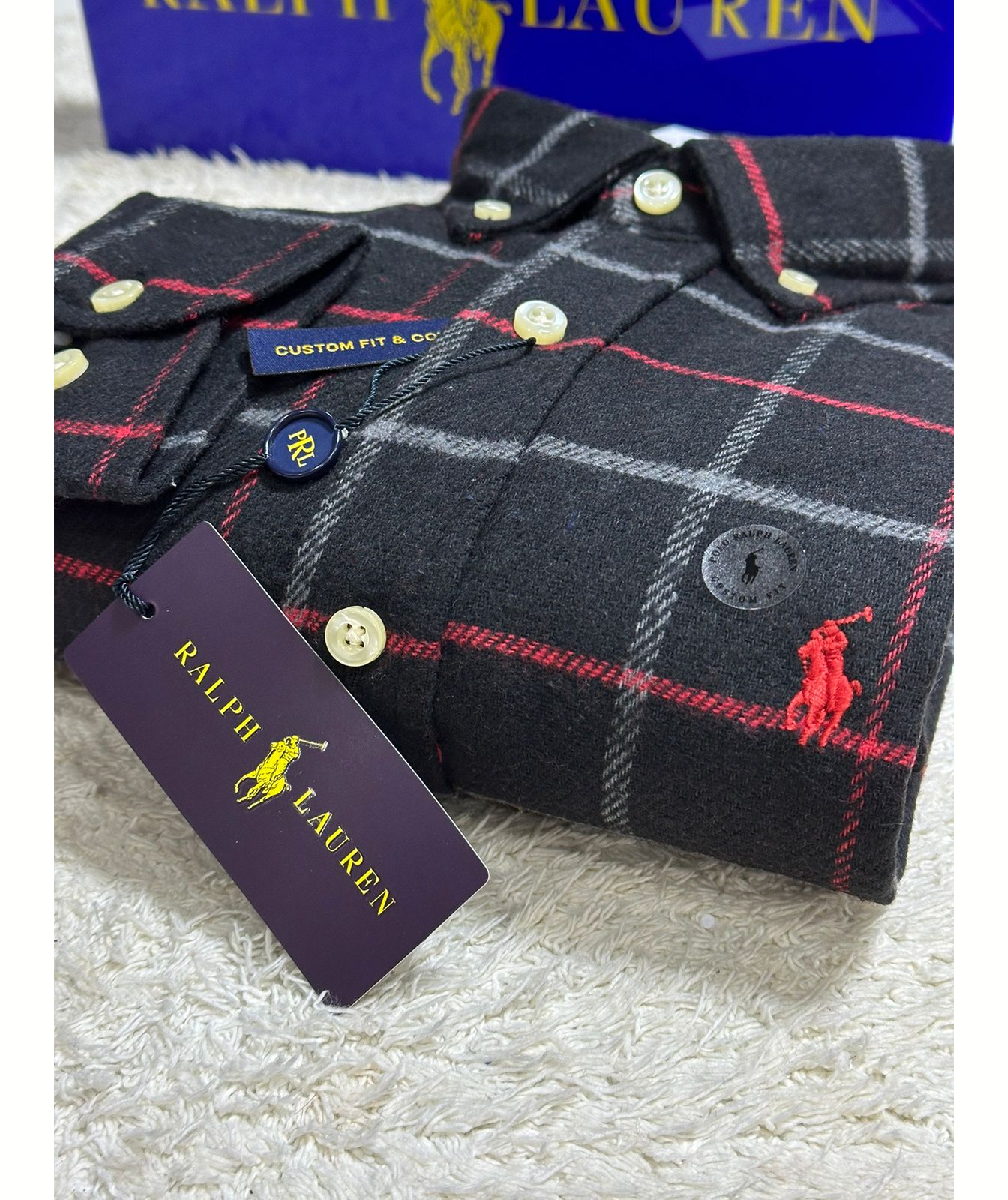 CAMISA M/L FLANELADA RL