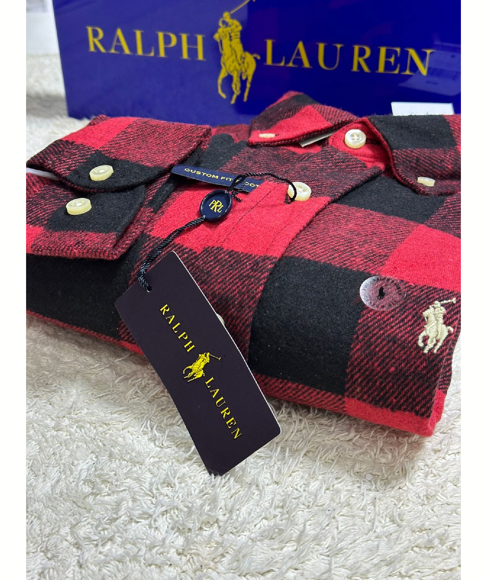 CAMISA M/L FLANELADA RL